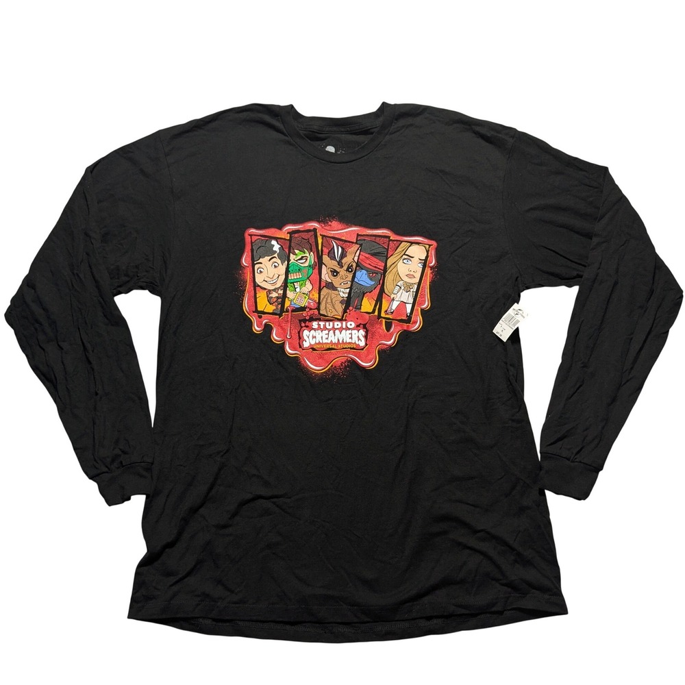 Universal Studios Halloween Horror Nights 2024 Studio Screamers LS Shirt XL